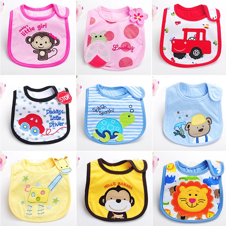 Baby Bibs Cute Printed Customize Your Own Logo